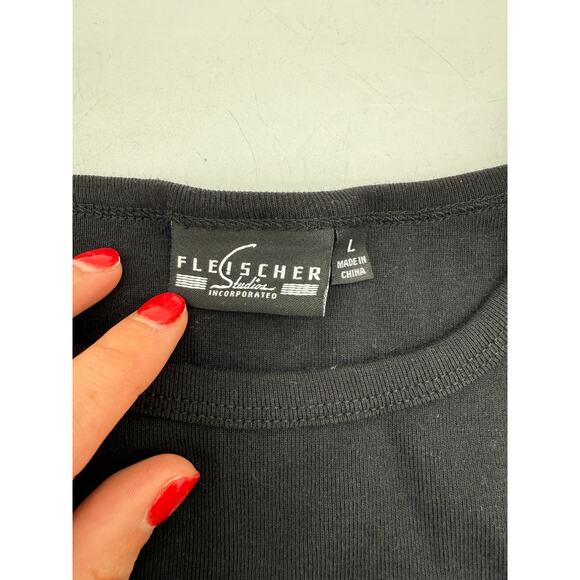 Betty Boop Fleischer Studios Black Women's Y2K 90s Tank Large - Picture 3 of 6